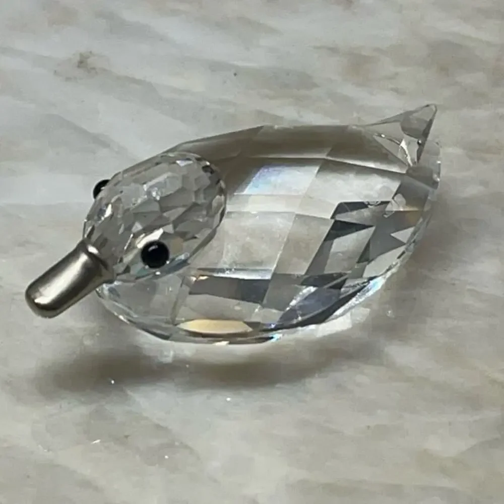 Swarovski crystal duck